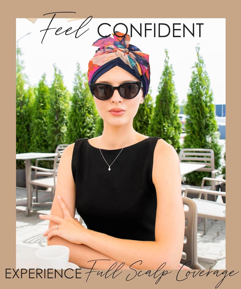 CAPLORD Head Scarf for Women Skull Cap Chemo Patients Headwear Cancer Hair Loss Scarf Headwrap Cover Hat Turban Covering Wrap - Image 2